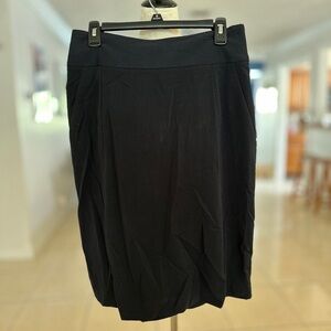 Grace Elements Black Bubble Pencil Skirt Knee-Length